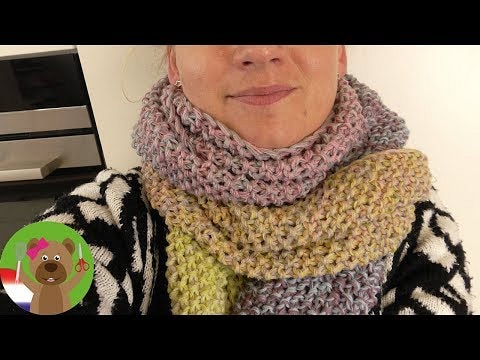 Sjaal breien voor beginners: fijne tutorials om mee te - EO sjaal breien beginner