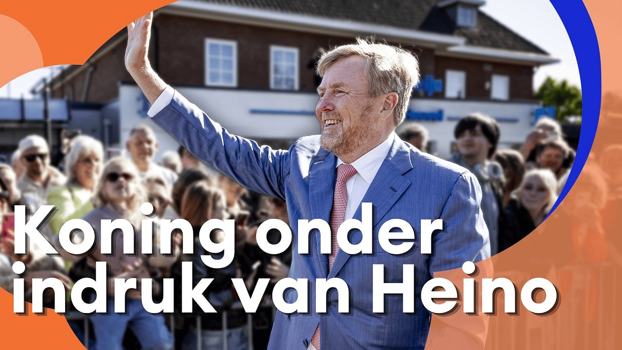 Koning brengt buurtbezoek aan Heino