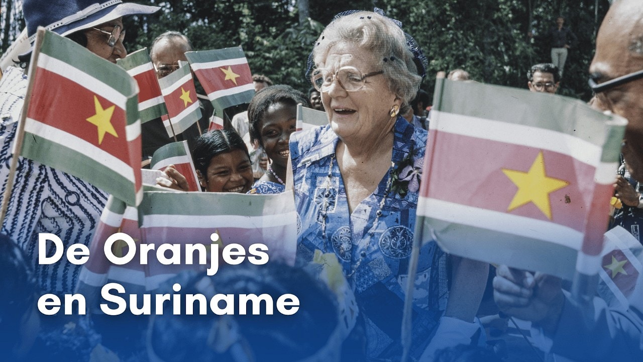 Terugblik: koningin Juliana en prinses Beatrix in Suriname