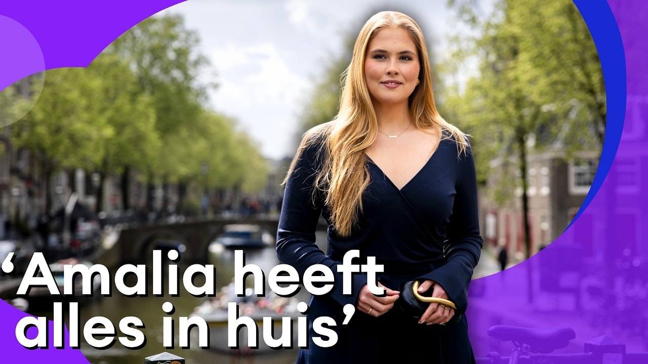 Prinses Amalia bezoekt Amsterdam