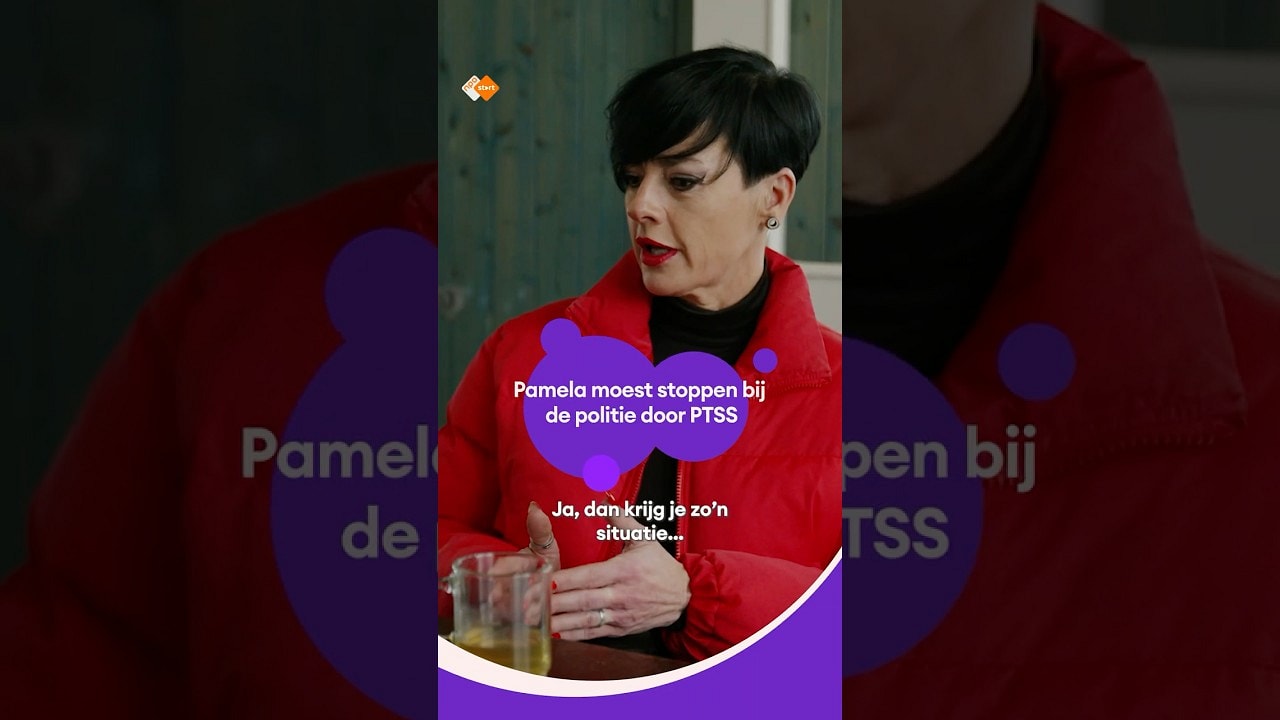 Pamela moest stoppen bij de politie door PTSS