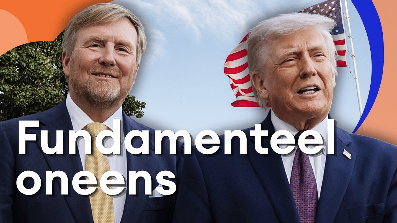 Dít besprak de koning aan tafel met Trump